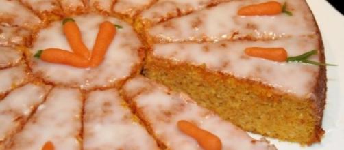 L'allegro arancione della carrot cake.
