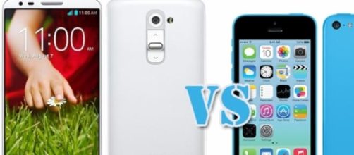 Smartphone: LG G2 vs Apple iPhone 5C