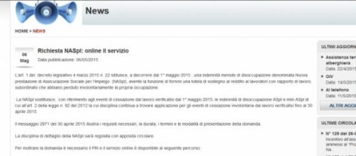 Come presentare domanda Naspi dal sito Inps, info
