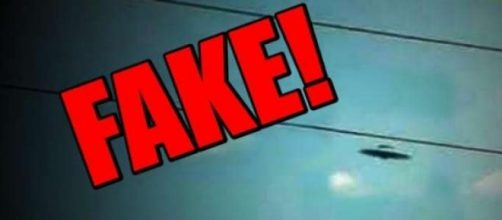 Il presunto UFO fotografato è un falso