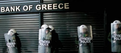 Le banche greche presidiate dalla Polizia