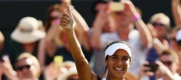 Heather Watson defeated Daniela Hantuchova Heather Watson defeated Daniela Hantuchova