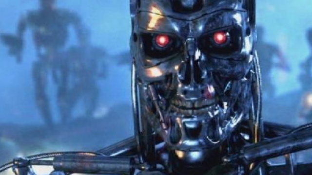 Il robot del film Terminator