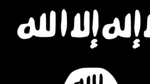 La bandiera dell'ISIS, simbolo di terrorismo