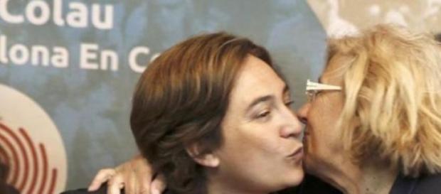 I sindaci Ada Colau e Manuela Carmena, I sindaci Ada Colau e Manuela Carmena,