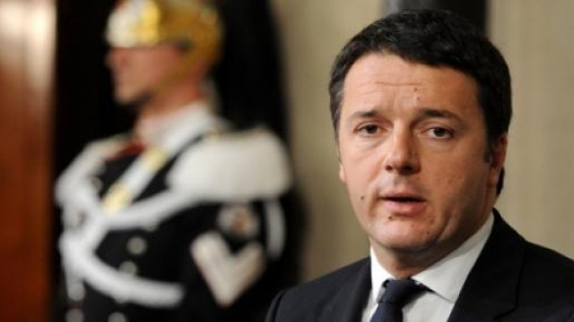 Il premier italiano, Matteo Renzi