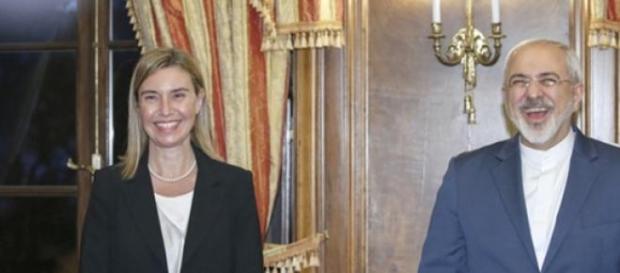 I ministri degli esteri europeo ed iraniano. I ministri degli esteri europeo ed iraniano.