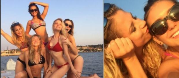 Nina Dobrev diverte-se nas férias (Instagram) Nina Dobrev diverte-se nas férias (Instagram)