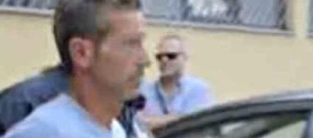 Una foto dell'arresto di Bossetti Una foto dell'arresto di Bossetti