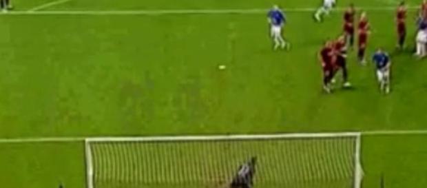 Tak padł jedyny gol meczu Tak padł jedyny gol meczu