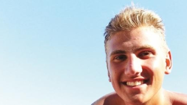 Marco Vannini in una splendida immagine al mare