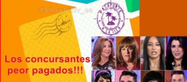 Los concursantes peor pagados de Telecinco Los concursantes peor pagados de Telecinco