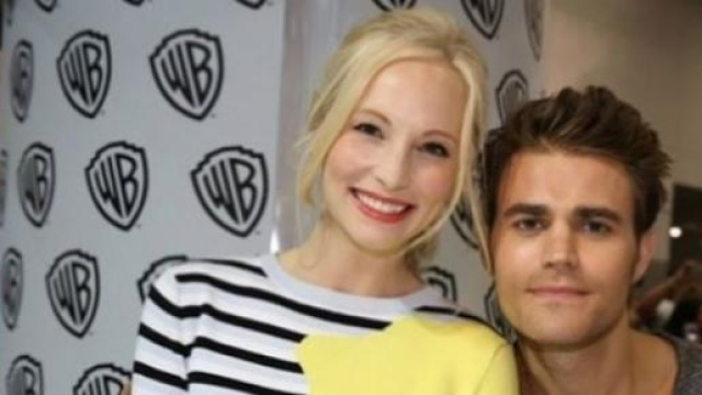 Candice Accola e Paul Wesley di Vampire Diaries