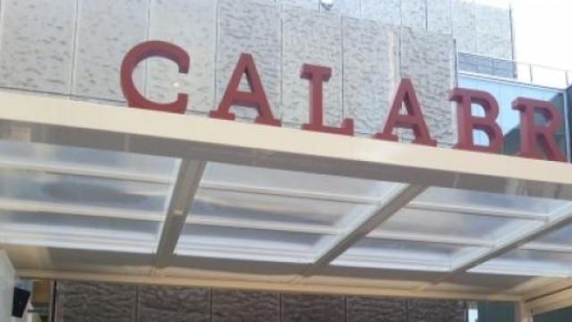 L'ingresso del padiglione Calabria