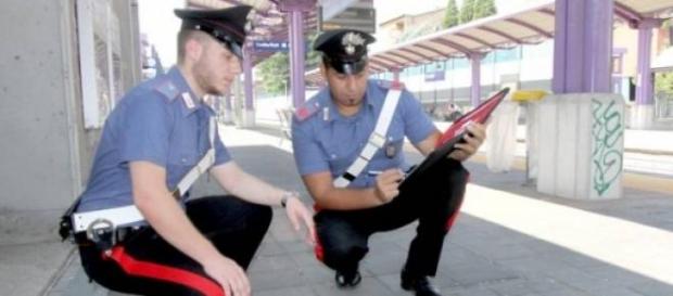 Carabinierii la locul faptei Carabinierii la locul faptei
