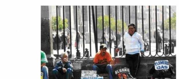 Desempleados en el corazón de nuestra capital Desempleados en el corazón de nuestra capital