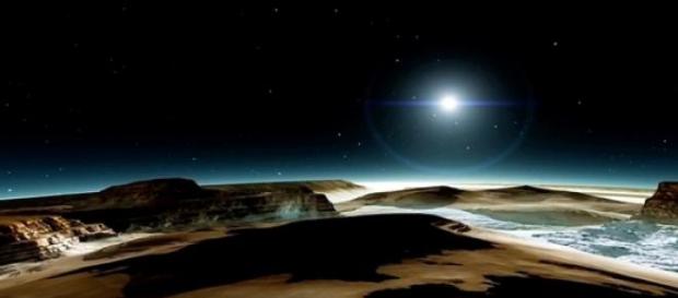 Ilustração de planeta descoberto pela NASA Ilustração de planeta descoberto pela NASA