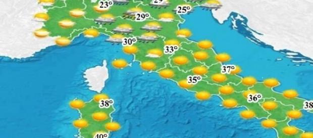 Italia: Vreme diferită în nord față de sud Italia: Vreme diferită în nord față de sud