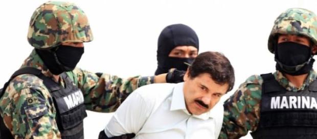 Margarito Flores nel momento dell'arresto Margarito Flores nel momento dell'arresto