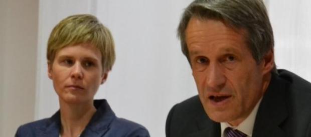 Professoren Mireen Friedrich-Rust und Dirk Becker. Professoren Mireen Friedrich-Rust und Dirk Becker.