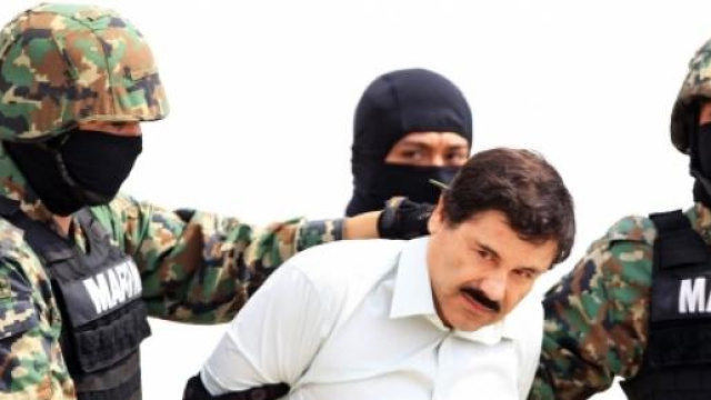 Margarito Flores nel momento dell'arresto