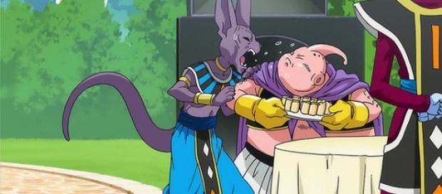 Bills y Majin Buu en la pelicula Bills y Majin Buu en la pelicula