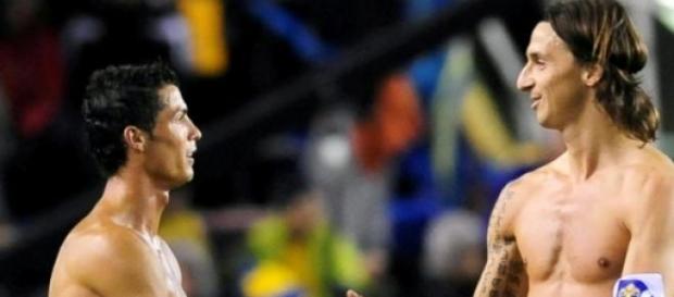 Ibrahimovic tem pesadelos com Ronaldo. Ibrahimovic tem pesadelos com Ronaldo.
