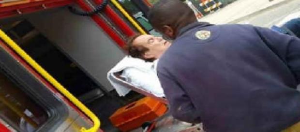 Los servicios de emergencias atienden a Dyango Los servicios de emergencias atienden a Dyango