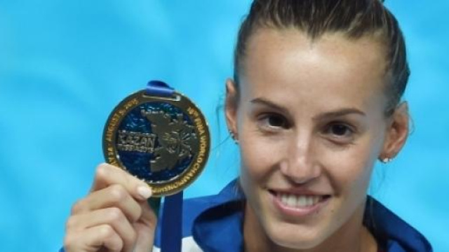 Tania Cagnotto, vince l'oro ai Mondiali in Kazan