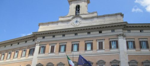 Il Palazzo del Parlamento a Montecitorio (Roma)