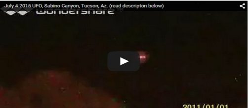 L'avvistamento UFO di Tucson (Tom Sanger/YouTube)