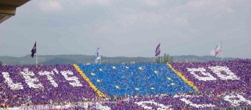 La curva viola saluta l'Europa