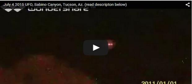 L'avvistamento UFO di Tucson (Tom Sanger/YouTube) L'avvistamento UFO di Tucson (Tom Sanger/YouTube)