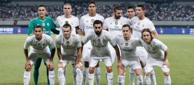 XI inicial del Real Madrid frente al Milan. XI inicial del Real Madrid frente al Milan.