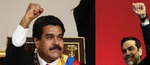 Il presidente Maduro e il premier ellenico Tsipras