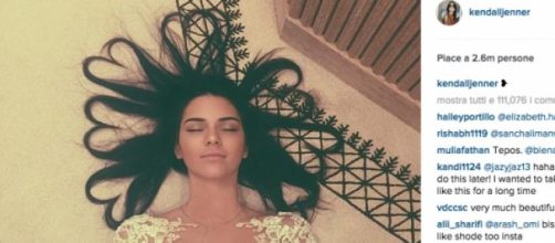 Kendall Jenner:selfie record 2.7 milioni di Like