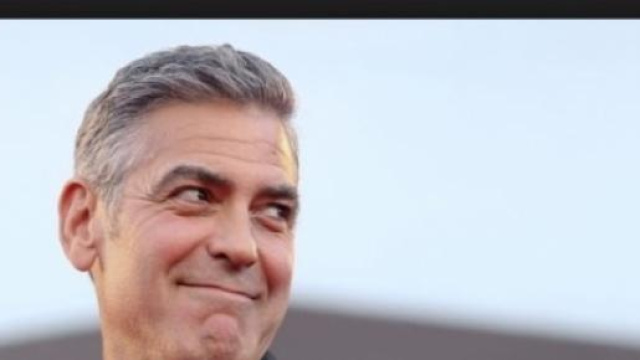 L'attore e regista George Clooney 