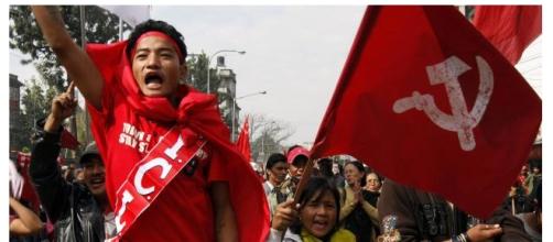 Maoist Protesters in Kathmandu