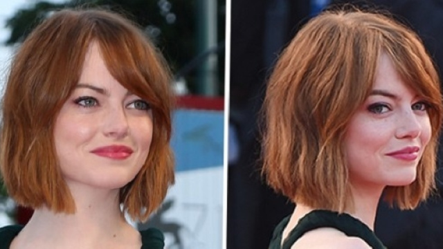 Tagli di capelli medi: il bob con waves e frangia 