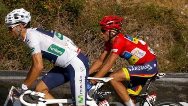 Valverde e Contador impegnati alla Vuelta