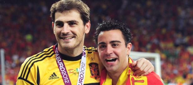 Os dois jogadores são grandes amigos. Os dois jogadores são grandes amigos.