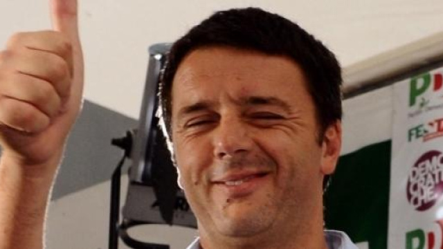 Il Presidente del Consiglio italiano Renzi