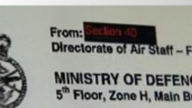 UFO news e documenti top secret