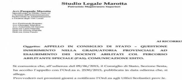 L'avviso dello Studio Legale Marotta L'avviso dello Studio Legale Marotta