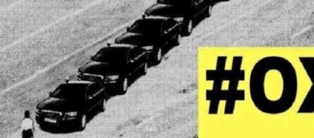 Propaganda a favor del OXI (No) en el referéndum. Propaganda a favor del OXI (No) en el referéndum.