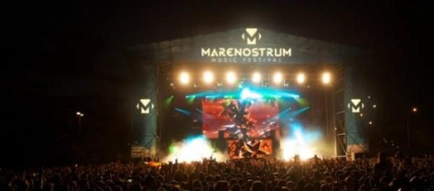 Escenario del marenostrum music festival Escenario del marenostrum music festival