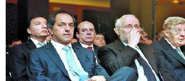 Scioli junto a Bein y Blejer Scioli junto a Bein y Blejer