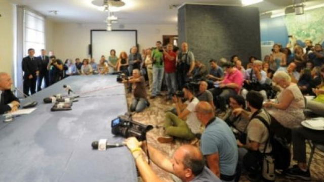 Conferenza stampa a Palazzo Santa Lucia