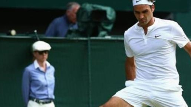 Roger Federer ed il tweener contro Sam Querrey