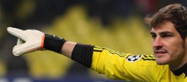 Casillas durante un partido del Madrid Casillas durante un partido del Madrid